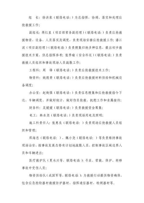 支架坍塌船舶撞击栈桥应急专题预案.docx