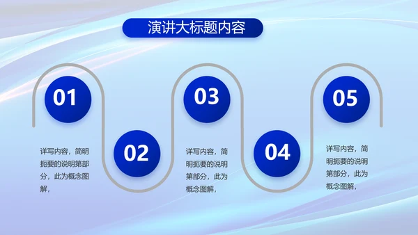 蓝色公安科技强警工作总结动态PPT