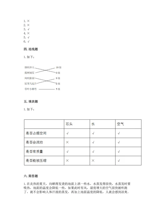 教科版三年级上册科学期末测试卷精品【模拟题】.docx