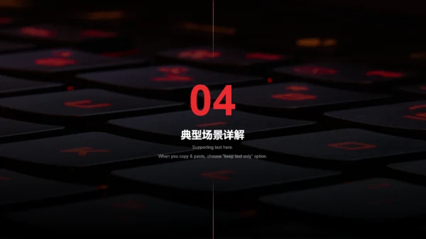黑色商务新技术PPT培训课件模板