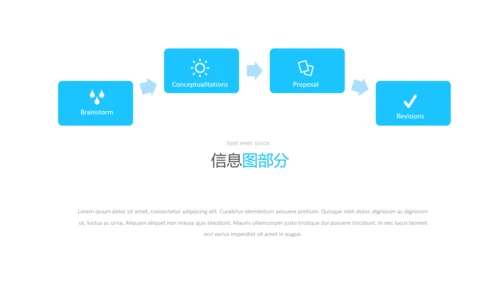 蓝色风格简洁设计公司简介商务PPT模板