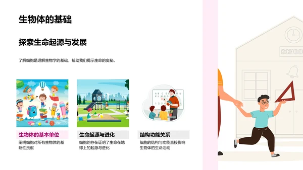 细胞知识讲解PPT模板