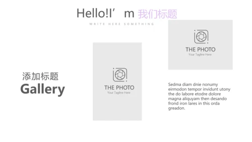 简约时尚公司产品介绍宣传通用PPT动态模板