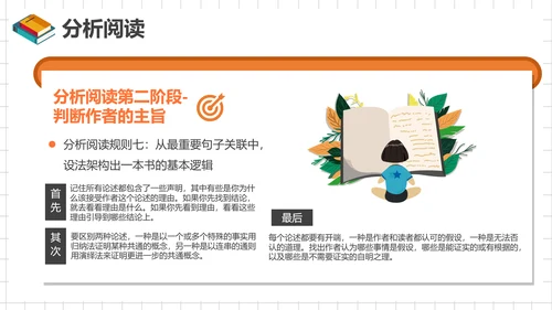 如何阅读一本书，读书笔记PPT模板