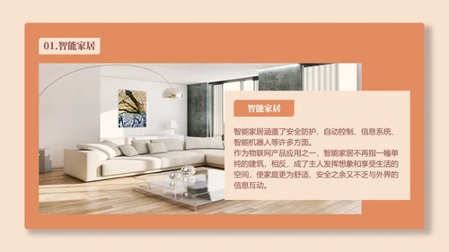 智能家居生活产品介绍PPT模板
