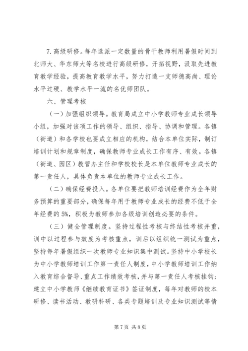 教师素质提升计划范本.docx