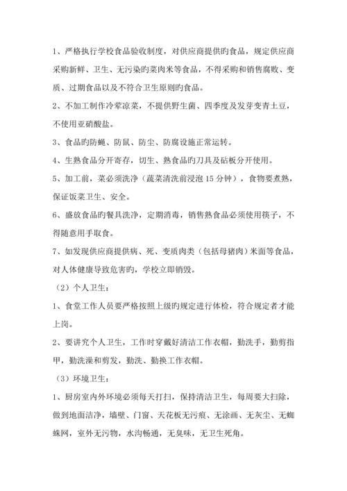 小学食堂食品安全自检自查报告及整改措施.docx