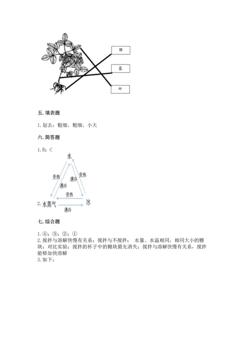 教科版科学一年级上册第一单元《植物》测试卷精品【夺冠】.docx