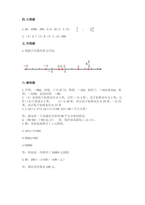 小升初六年级期末试卷【名校卷】.docx