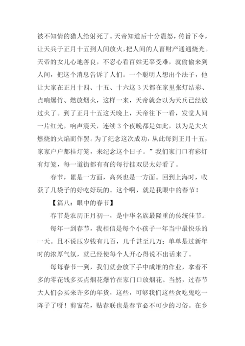 眼中的春节作文.docx