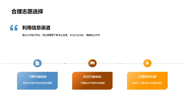 职业规划与志愿填报