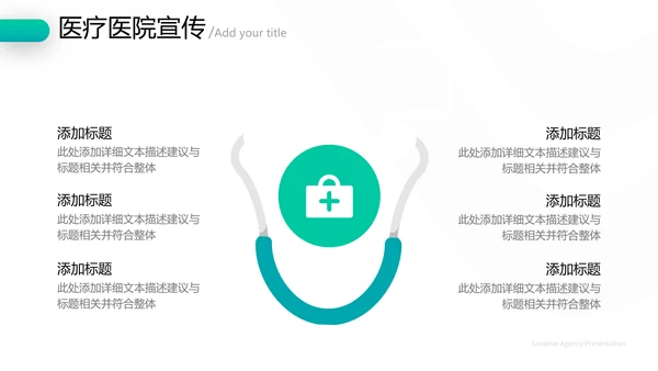 精美欧美风医学医疗报告医院宣传PPT模板