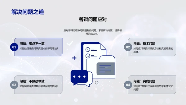 答辩技巧指导PPT模板