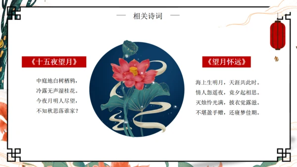 嫦娥奔月中秋节月圆人团圆通用PPT模板