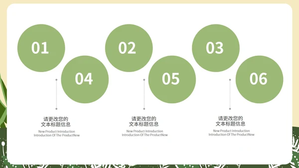 绿色小清新总结汇报PPT模板