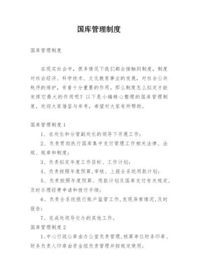 国库管理制度.docx