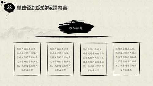 中国风茶道茶文化ppt模板