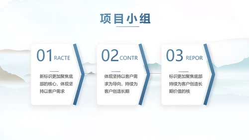 蓝色中国风春天春季旅游电子相册PPT