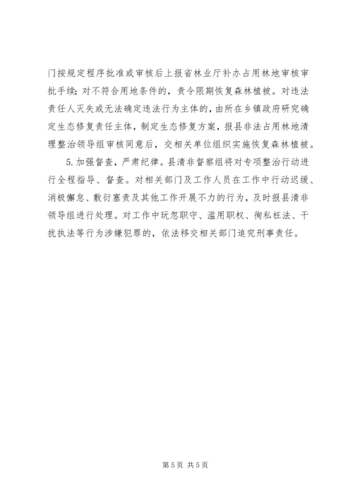 非法占用林地清理整治专项行动实施方案.docx