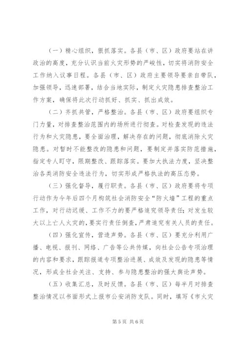 XX市春季火灾隐患排查整治方案.docx