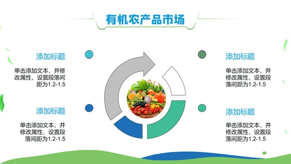 乡村振兴绿色有机农产品介绍通用PPT模板