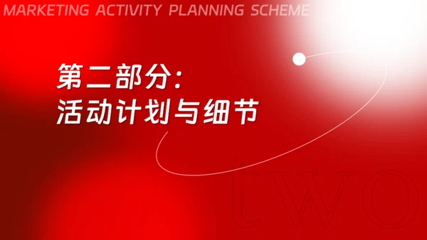 营销活动策划方案红色通用PPT模板