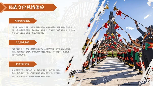 红色魅力云南定制尊享之旅介绍PPT模板