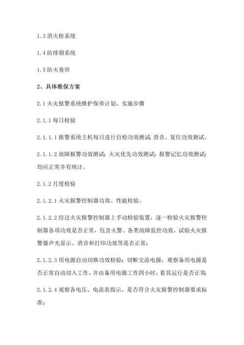 消防维保核心技术专业方案.docx