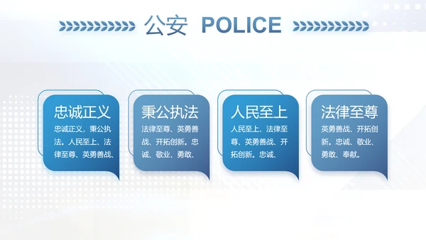 蓝色科技感公安科技信息化建设工作总结动态PPT