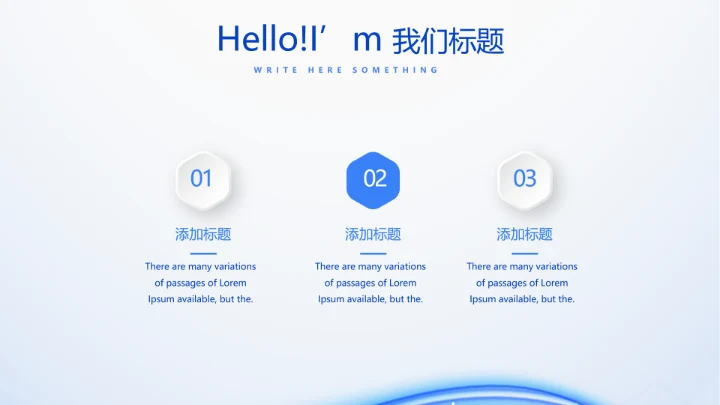 蓝色简约医生自查自纠整改报告动态PPT模板