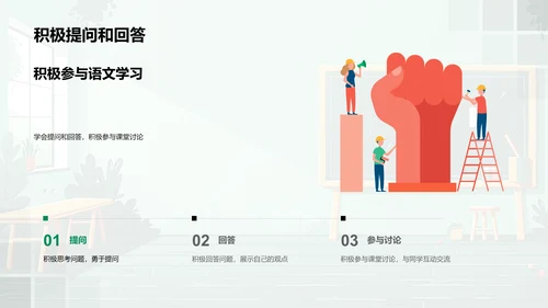 语文学习入门PPT模板