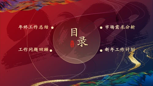 新起点新跨越老虎国潮中国风通用PPT模板