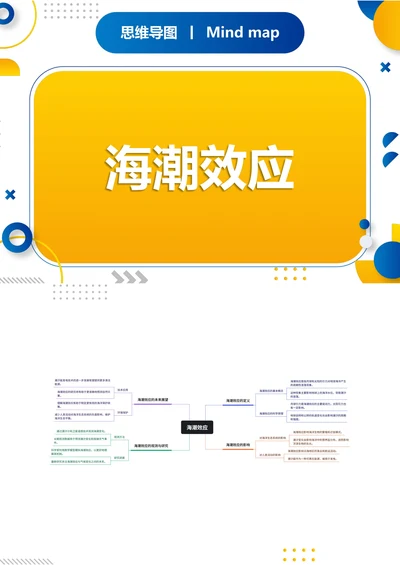 海潮效应知识分享思维导图