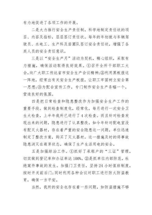 2023年上半年安全生产工作总结范文.docx