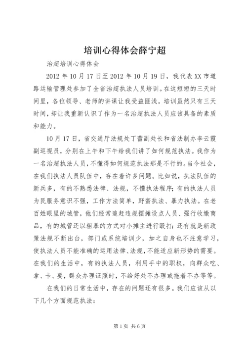 培训心得体会薛宁超 (3).docx