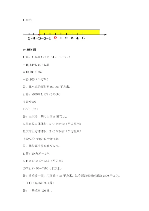 六年级下册数学期末测试卷附完整答案【历年真题】.docx