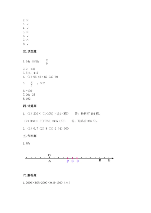 北京版六年级下册数学期末测试卷【精练】.docx