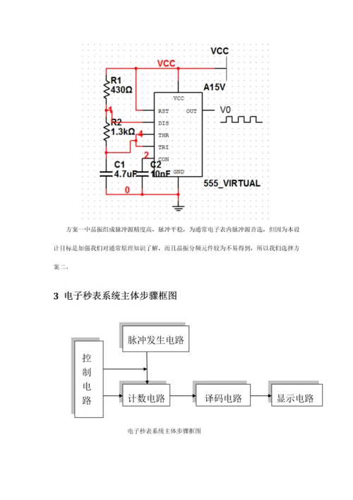 电子秒表优秀课程设计.docx