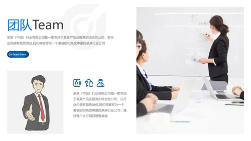 欧美风商业提案企业宣传公司简介PPT模板