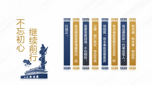 蓝色党建党支部年终工作总结计划述职报告PPT