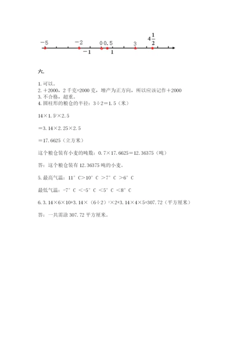六年级毕业班数学期末考试试卷附参考答案（满分必刷）.docx