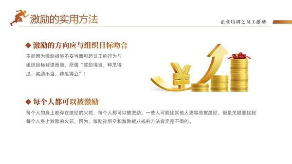 黄色渐变大气励志企业员工培训之员工激励课件培训PPT