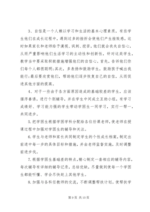 帮扶计划和帮扶措施.docx