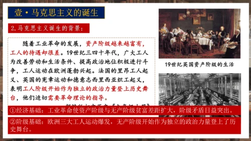 第21课马克思主义的诞生和国际共产主义运动的兴起  课件