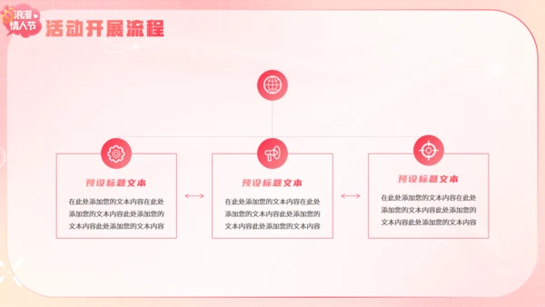 红色浪漫情人节活动策划通用PPT模板