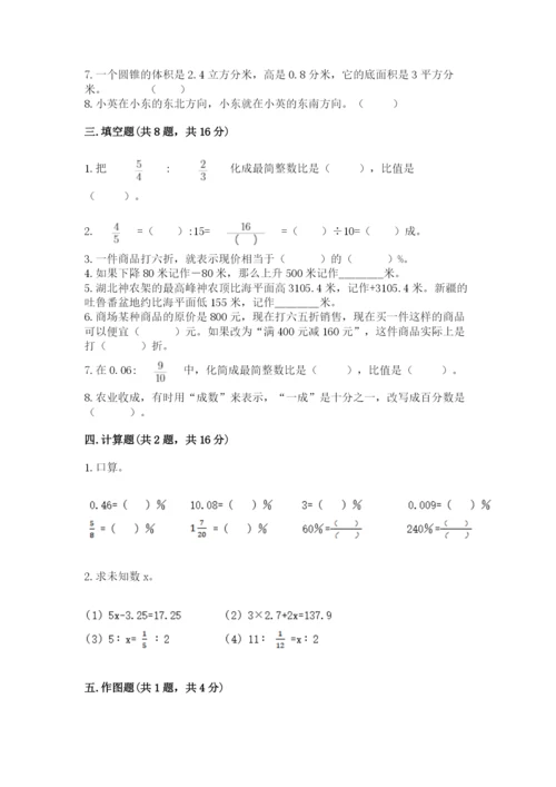 六年级下册数学期末测试卷附参考答案【实用】.docx