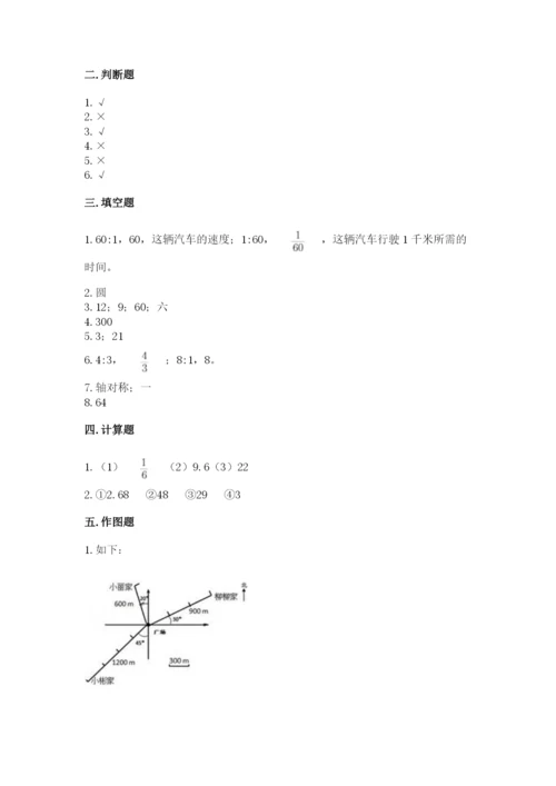 小学数学六年级上册期末卷（考点梳理）word版.docx