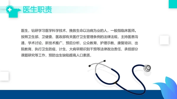 医疗行业年终工作总结动态PPT模板