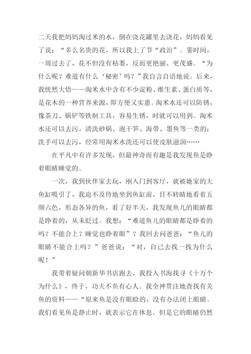 平凡中的发现作文-1.docx