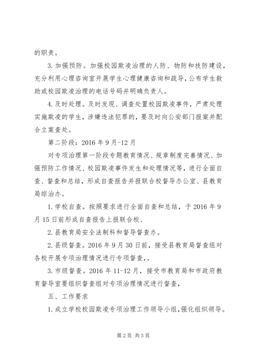 学校园欺凌专项治理作自查报告 (2).docx